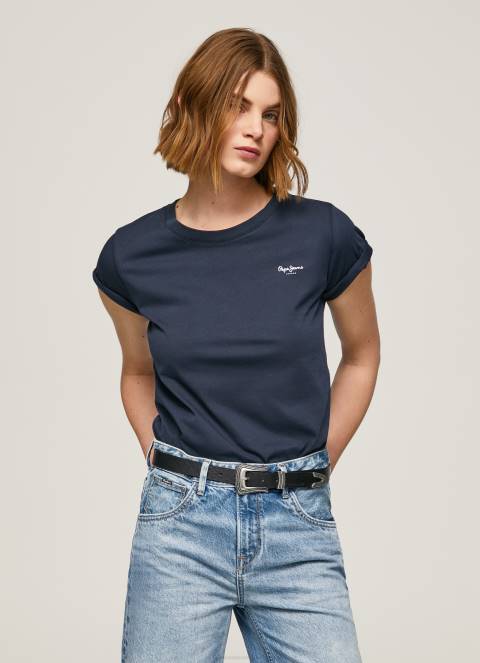 žene dulwich pamučna majica kratkih rukava Pepe Jeans JZ8H430