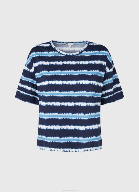 žene dulwich pamučna majica s izblijedjelim prugama Pepe Jeans JZ8H413