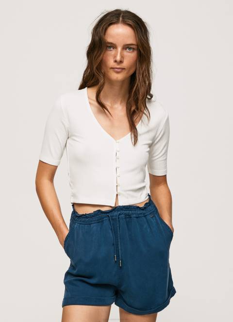 žene mousse rebrasta kardigan košulja Pepe Jeans JZ8H383