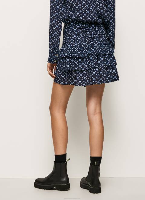 žene multi kratka suknja s geometrijskim printom Pepe Jeans JZ8H497