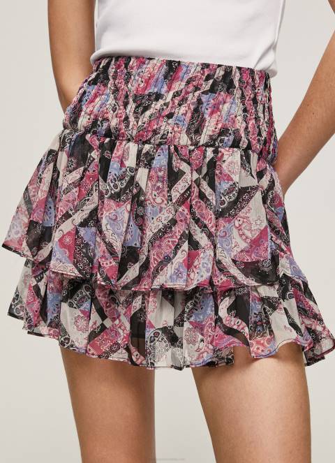 žene multi lepršava suknja s volanima Pepe Jeans JZ8H494