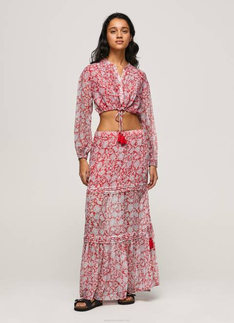 žene multi suknja s cvjetnim printom Pepe Jeans JZ8H477