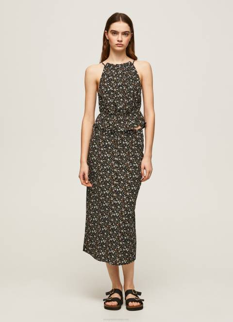 žene multi suknja s cvjetnim printom Pepe Jeans JZ8H482