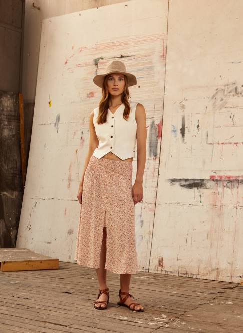 žene multi suknja s cvjetnim printom Pepe Jeans JZ8H511