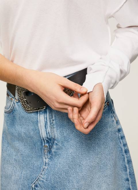 žene bijela opušteni dres s brodskim izrezom Pepe Jeans JZ8H256