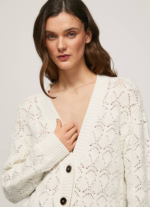 žene mousse otvoreni kardigan s v izrezom Pepe Jeans JZ8H230