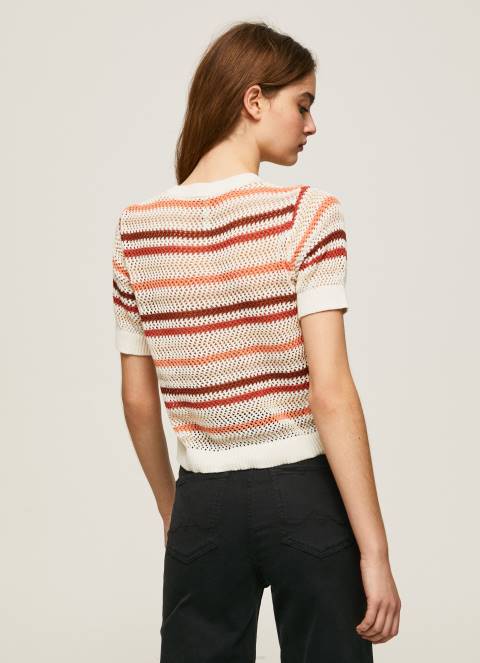 žene multi pamučni kardigan s prugastim printom Pepe Jeans JZ8H235