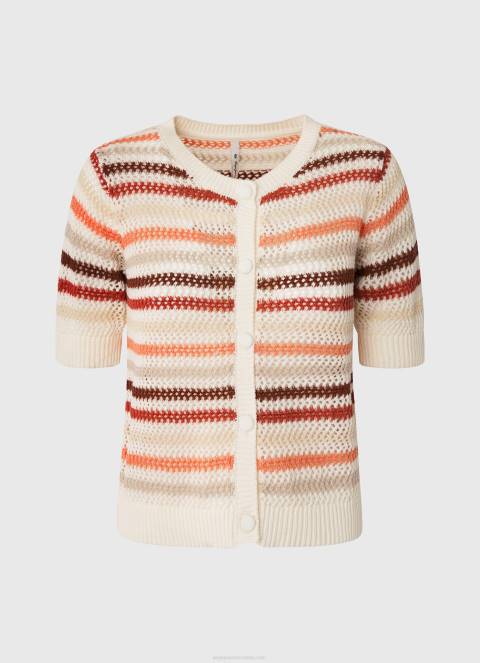 žene multi pamučni kardigan s prugastim printom Pepe Jeans JZ8H235