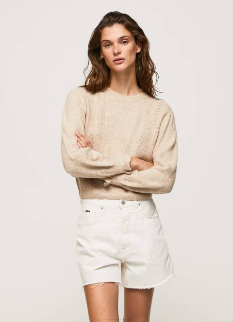 žene polirati žersej s otvorenim izrezom Pepe Jeans JZ8H244