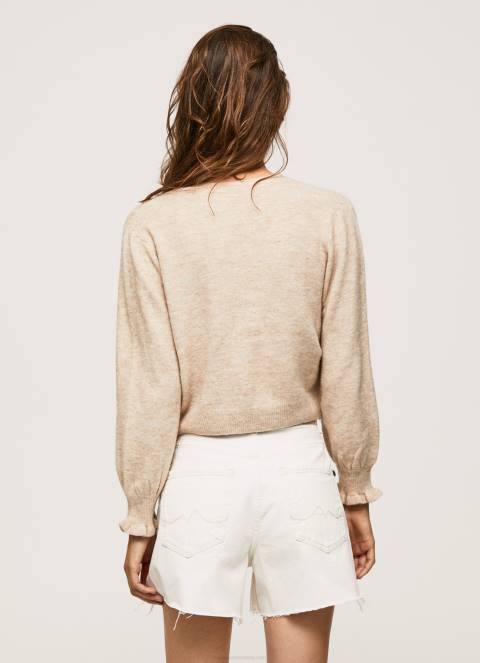 žene polirati žersej s otvorenim izrezom Pepe Jeans JZ8H244