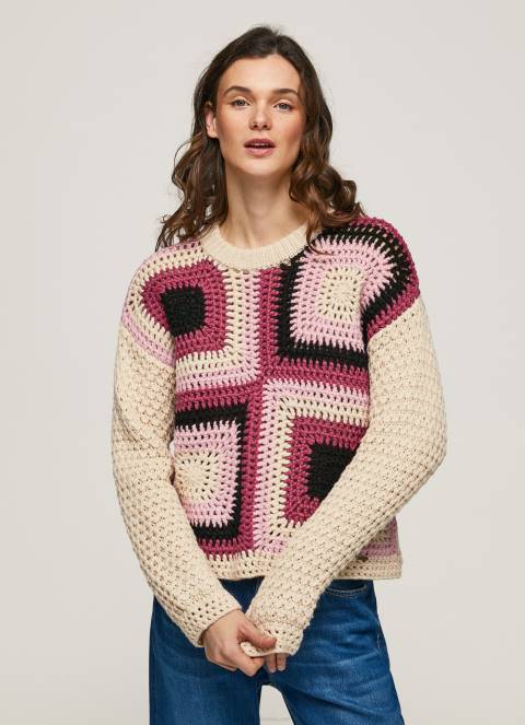 žene polirati heklani perkins ovratnik Pepe Jeans JZ8H246