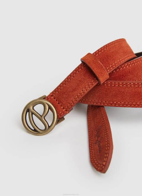 žene cedrovo drvo remen od suade okruglog logotipa Pepe Jeans JZ8H763