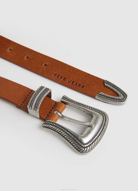 žene preplanuli ten kožni tanki remen Pepe Jeans JZ8H760