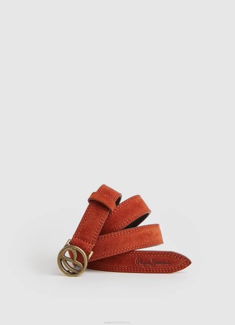 žene stowe remen od suade okruglog logotipa Pepe Jeans JZ8H764