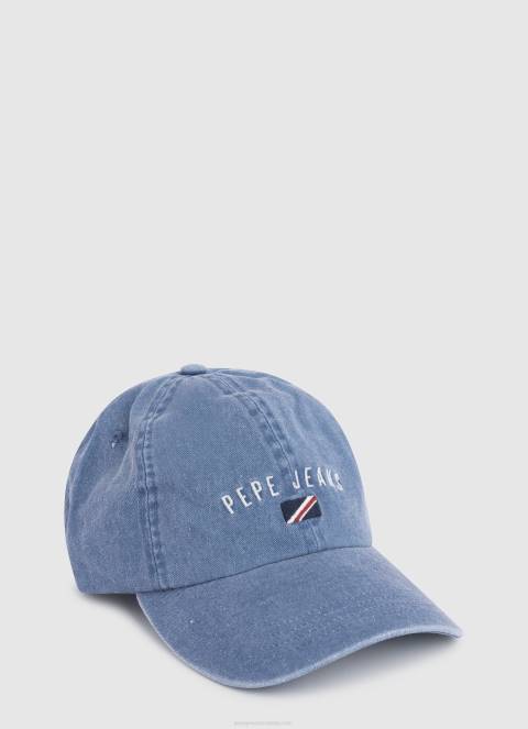 žene morski osnovna kapa s izvezenim logotipom Pepe Jeans JZ8H781