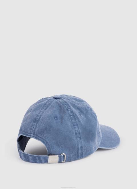 žene traper osnovna kapa s izvezenim logotipom Pepe Jeans JZ8H778