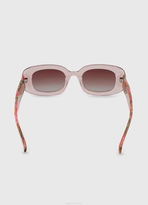 žene ružičasta pravokutne sunčane naočale Pepe Jeans JZ8H766