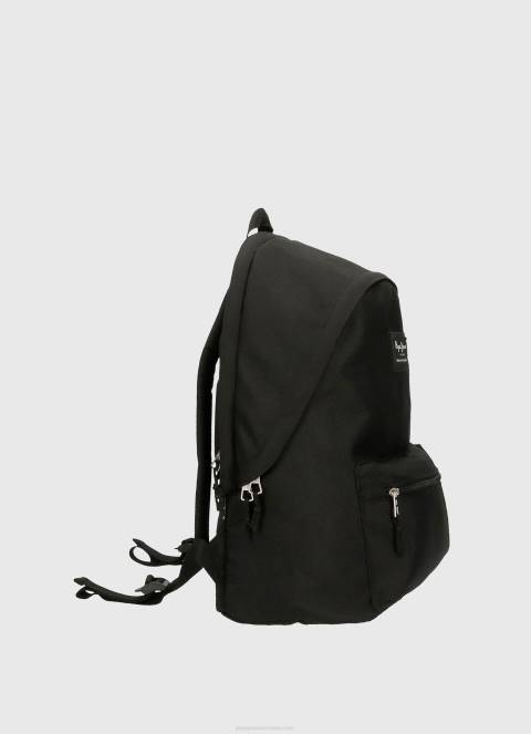 žene crno aris dupli zip performance ruksak Pepe Jeans JZ8H752