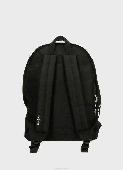 žene crno aris dupli zip performance ruksak Pepe Jeans JZ8H752