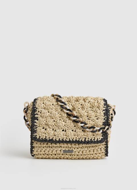 žene crno straw bucket torba Pepe Jeans JZ8H719