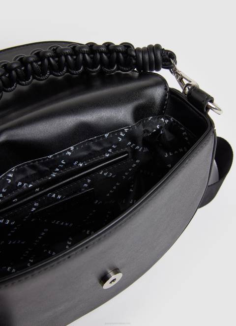 žene crno torba s dvije ručke preko ramena Pepe Jeans JZ8H733