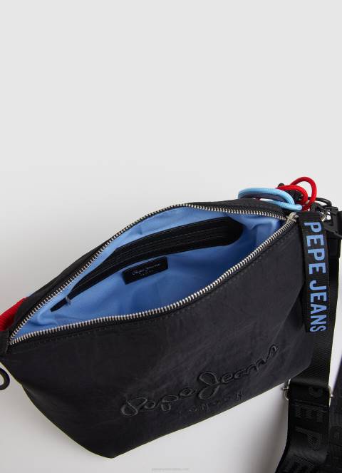 žene crno torba za rame s odvojivom ručkom Pepe Jeans JZ8H734