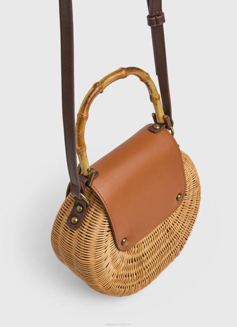 žene duhan ručno rađena torbica od pruća Pepe Jeans JZ8H716