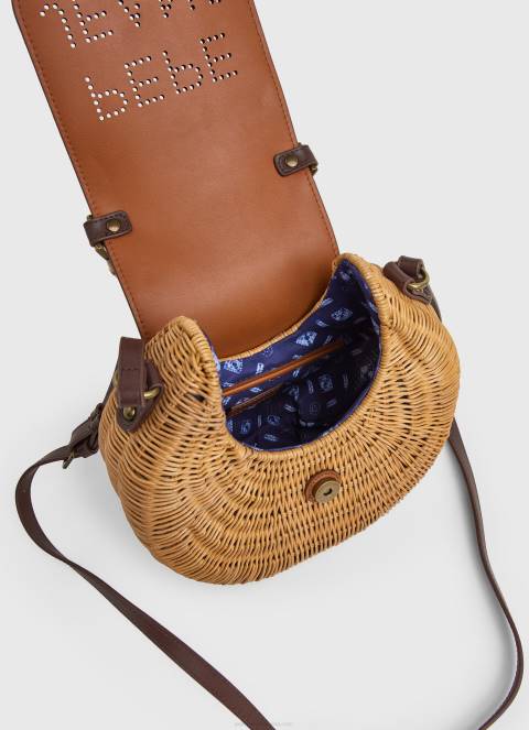 žene duhan ručno rađena torbica od pruća Pepe Jeans JZ8H716