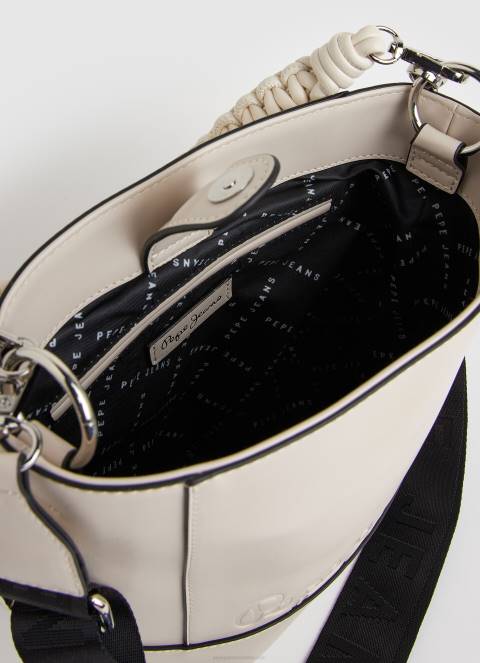 žene mlaćenica bucket bag s dvostrukom drškom Pepe Jeans JZ8H731