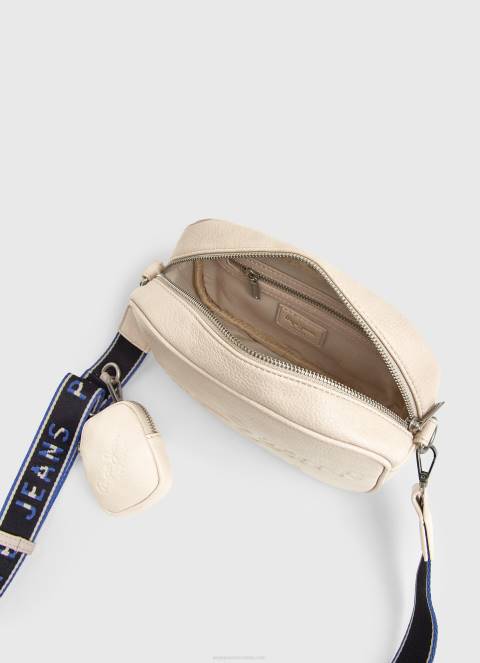 žene mlaćenica maksi torba preko ramena s utisnutim logotipom Pepe Jeans JZ8H712