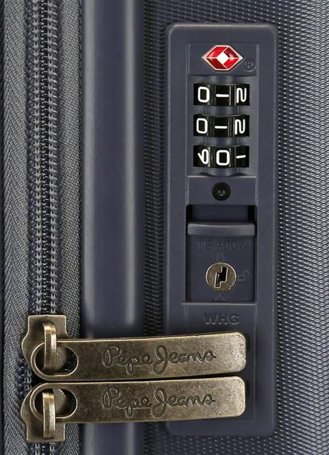 žene mornarica kolica trbušnjaci 55cm. istaknuti tvrdi kofer Pepe Jeans JZ8H757