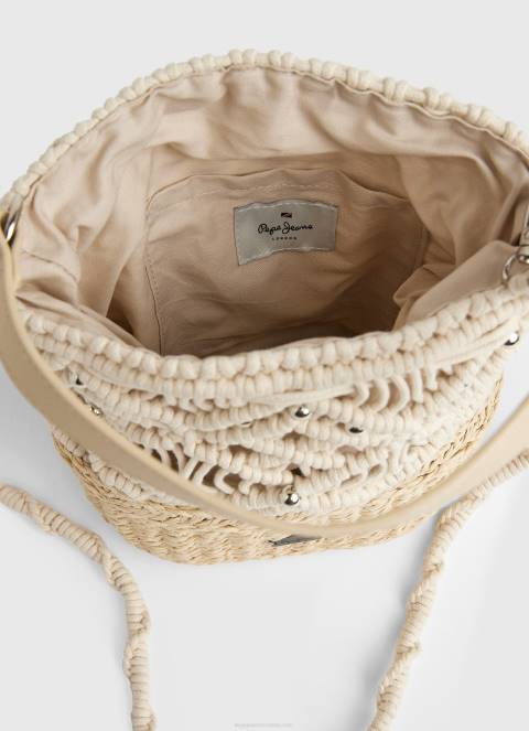 žene mousse torba za makrame i slamnatu kantu Pepe Jeans JZ8H740