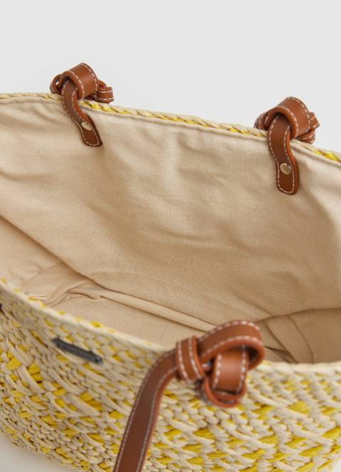 žene sjaj torba za košaru od slame pletena Pepe Jeans JZ8H725