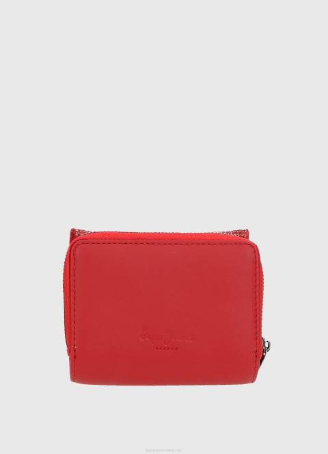 žene studio crvena kockasti novčanik Pepe Jeans JZ8H729