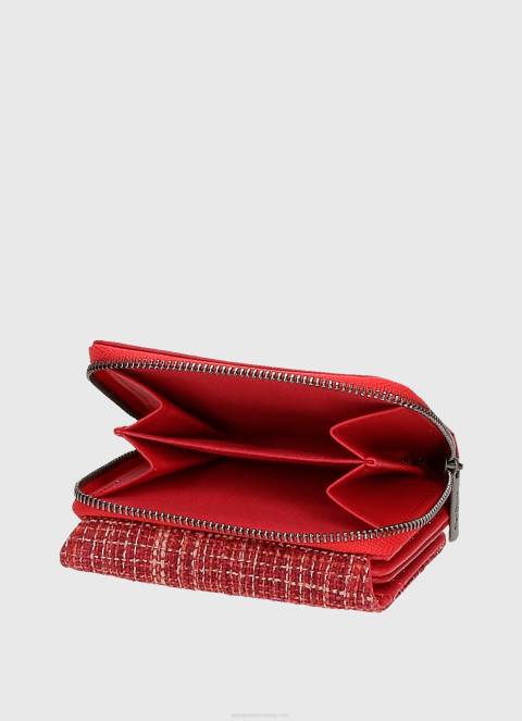 žene studio crvena kockasti novčanik Pepe Jeans JZ8H729