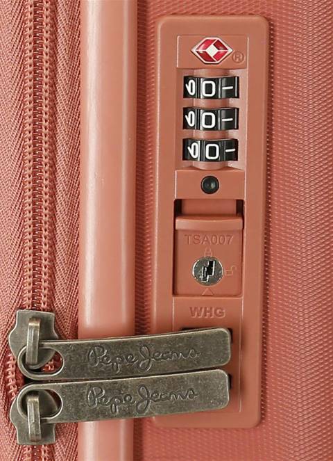 žene terakota kolica trbušnjaci 55cm. istaknuti tvrdi kofer Pepe Jeans JZ8H755