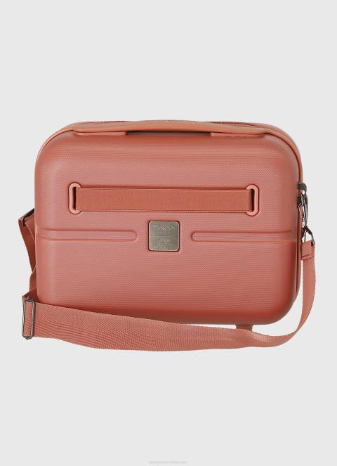 žene terakota pamučna elastična majica bez rukava Pepe Jeans JZ8H756