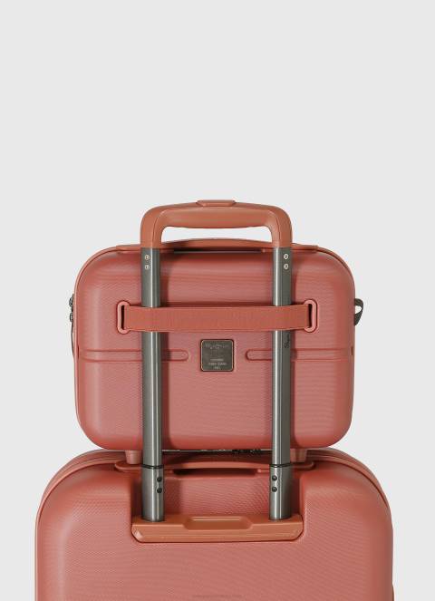 žene terakota pamučna elastična majica bez rukava Pepe Jeans JZ8H756