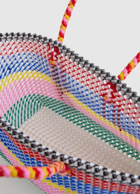 žene zaljev tkana plastična torba Pepe Jeans JZ8H721