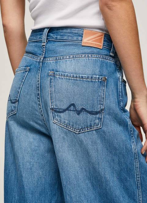 žene traper Jaimy široke traperice visokog struka Pepe Jeans JZ8H79