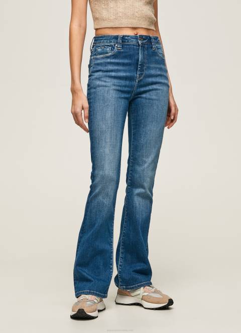 žene traper dion lepršave traperice visokog struka Pepe Jeans JZ8H60