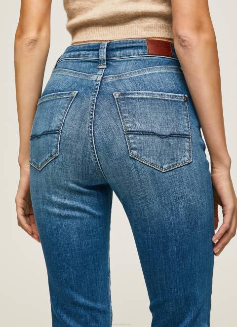 žene traper dion lepršave traperice visokog struka Pepe Jeans JZ8H60