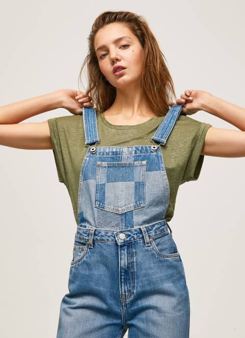 žene traper kombinezon od pamučnog trapera Pepe Jeans JZ8H98