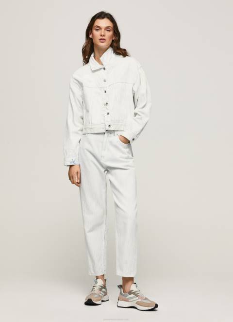 žene traper vrba sužene traperice visokog struka Pepe Jeans JZ8H66