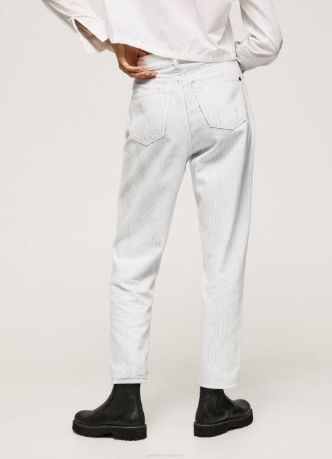 žene traper vrba sužene traperice visokog struka Pepe Jeans JZ8H66