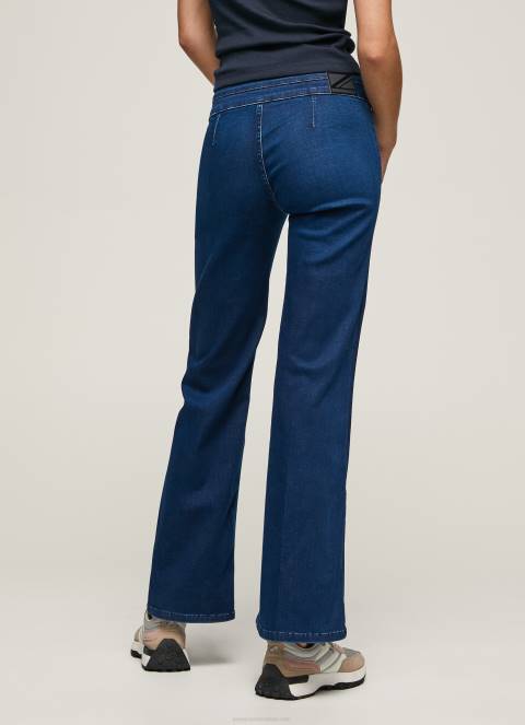 žene traper willa flared fit traperice visokog struka Pepe Jeans JZ8H62