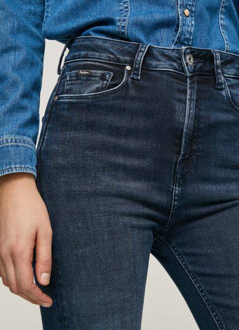 žene traper willa lepršave traperice visokog struka Pepe Jeans JZ8H61