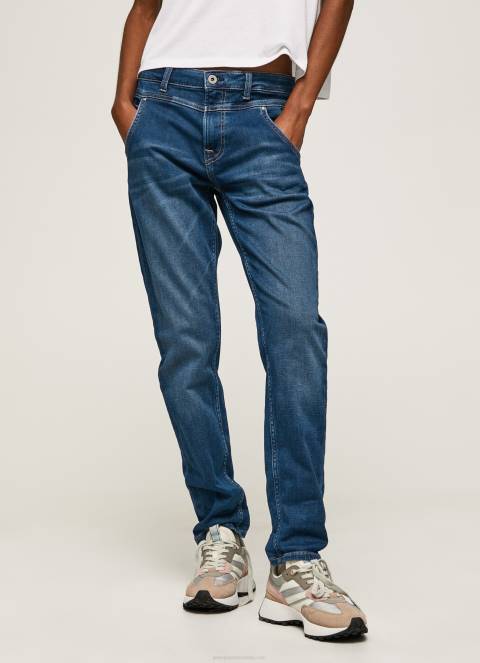 žene traper carey traperice srednjeg kroja opuštenog kroja Pepe Jeans JZ8H86