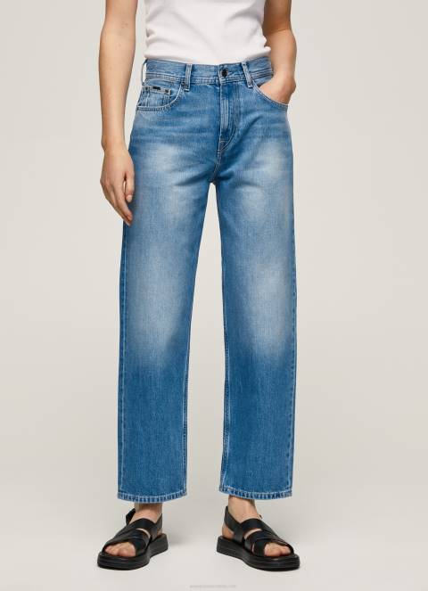 žene traper dover opuštene traperice visokog struka Pepe Jeans JZ8H84