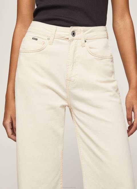 žene traper lexa traperice visokog struka širokog kroja Pepe Jeans JZ8H94